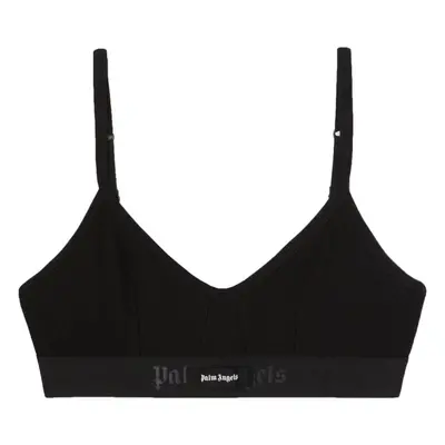 PALM ANGELS - Reggiseno A Balconcino In Cotone Con Logo