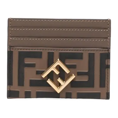 FENDI - Porta Carte Ff Diamonds In Pelle