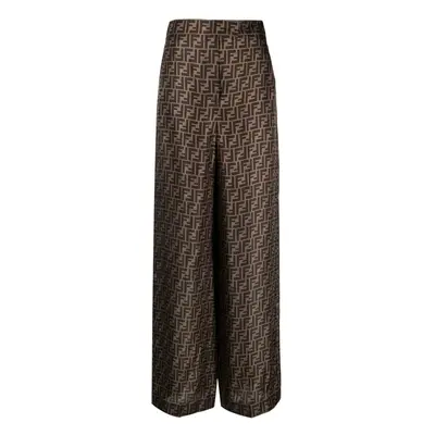 FENDI - Pantalone In Seta Ff