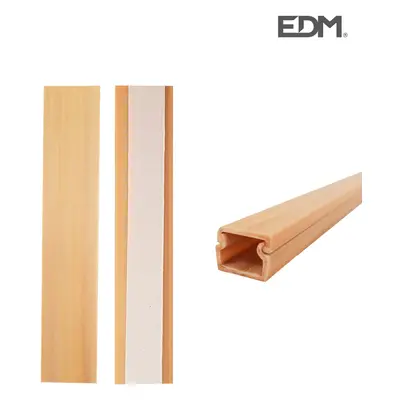 Mini Canale Adesivo 2Mts 12,7X11mm Legno Chiaro (Prezzo Al Metro) [E3-66091]