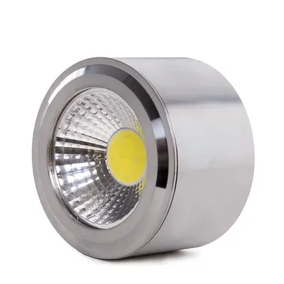 Faretto da incasso LED di superficie 5W 450Lm 6000ºK Circolare 40.000H [BF-MZ5001-5W-NS-CW]