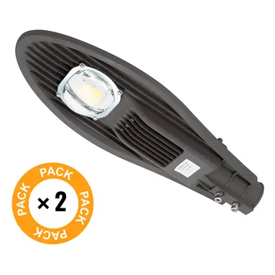 Confezione Lampioni LED 50W 4320Lm 6000ºK 50.000H [NE-DY-STN50W-CW-PK2-AP]