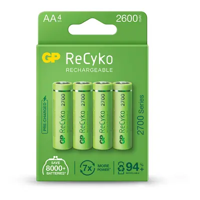 Batteria Ricaricabile Recyko Gp AA LR06 2600Ma (Blister Unid) [E3-38427]