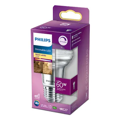 Lampadina LED Philips E27 R63 Dimable 4.5W 410Lm 2700K [PH-929001891455]