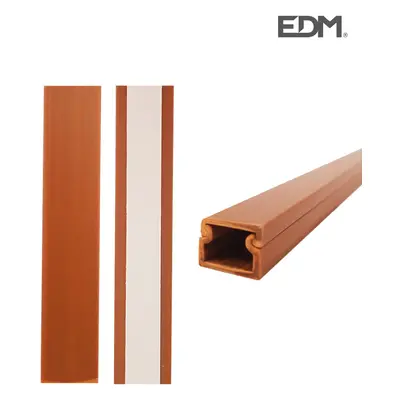 Mini Canale Adesivo 2Mts 12,7X11mm Legno Scuro (Prezzo Al Metro) [E3-66090]