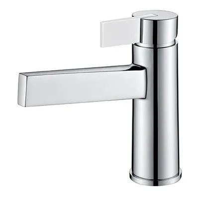 Elba Miscelatore Lavabo Cromo/Bianco [BDA022-1BL]