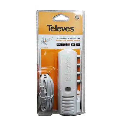 Amplificatore per interni Un ingresso Tre uscite Televes 220-240v [E3-50117]