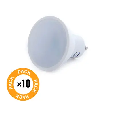 Confezione da Lampadine LED GU10 7W 520Lm 6000ºK 40.000H [SKY-GU10-7W-CW-PK10-AP]