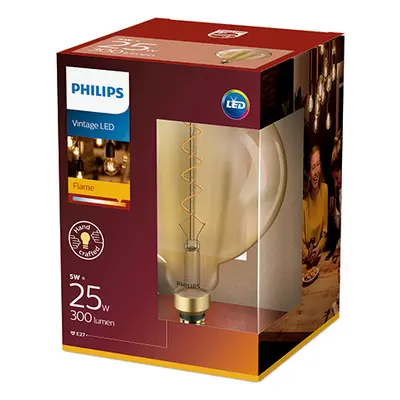 Lampadina LED Philips E27 G200 5W 300Lm 2000K [PH-929001817201]