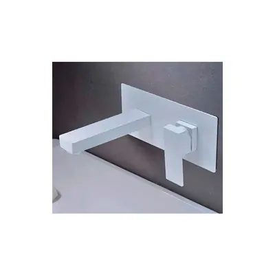 Lavabo Monocomando Incasso Svizzera Bianco Opaco [GLE020/BL]