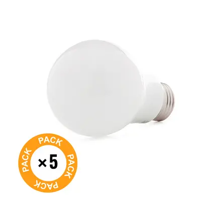 Confezione da Lampadine LED E27 9W 810Lm 6000ºK 40.000H [HO-ED-B3-E27-9W-CW-PK5-AP]