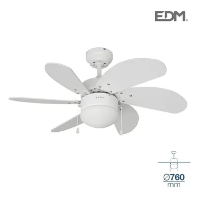 Ventilatore da soffitto Modello Aral White Potenza: 50W [E3-33985]