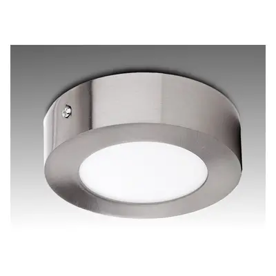 Plafoniera LED 6W 430Lm 6000ºK Nichel Satinato Circolare 50.000H [GL-PL-SM6RN-CW]