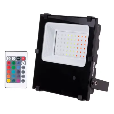 Faretto per proiettore LED 30W IP65 RGB Telecomando 40.000H [1916-NS-HVFL30W-F-RGB]