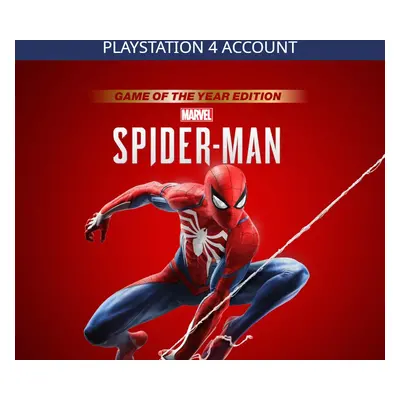 Marvel's Spider-Man GOTY PS4 Account