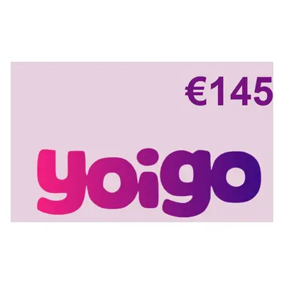 Yoigo €145 Mobile Top-up ES