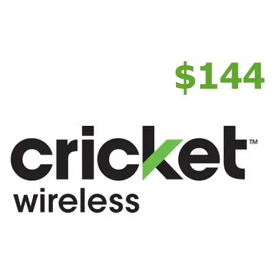 Cricket $144 Mobile Top-up US