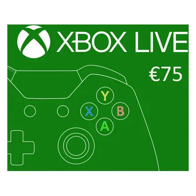 XBOX Live €75 Prepaid Card AT