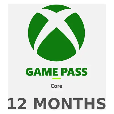 XBOX Game Pass Core 12 Months Subscription Card IN