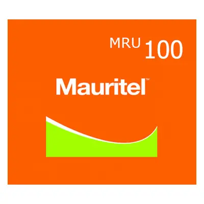 Mauritel 100 MRU Mobile Top-up MR