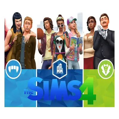 The Sims 4 Bundle Pack: City Living, Vampires, and Vintage Glamour DLCs Origin CD Key