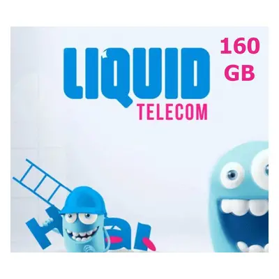 Liquid Telecom 160GB Data Mobile Top-up ZM