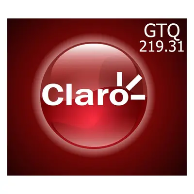 Claro 219.31 GTQ Mobile Top-up GT