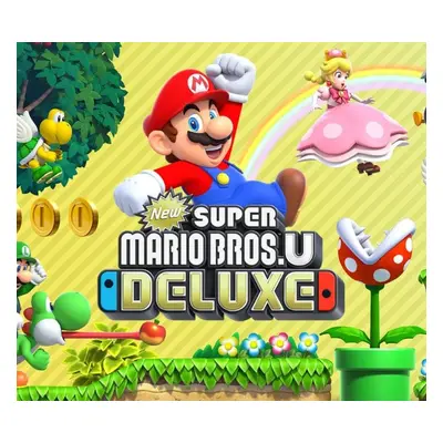 New Super Mario Bros U Deluxe Nintendo Switch Account pixelpuffin.net Activation Link