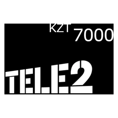 Tele2 7000 KZT Mobile Top-up KZ