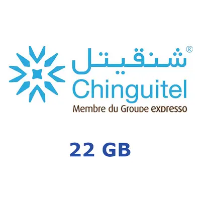 Chinguitel 22 GB Data Mobile Top-up MR