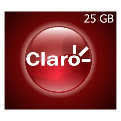 Claro 25 GB Data Mobile Top-up HN