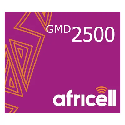 Africell 2500 GMD Mobile Top-up GM