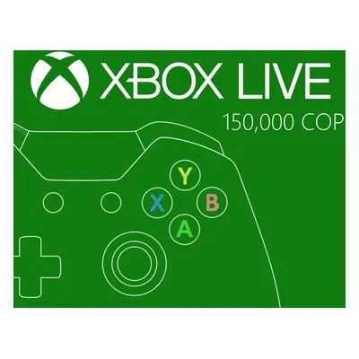 XBOX Live COP 150,000 Prepaid Card CO