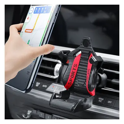 TEMU Racing Seat Shape Car Phone Bracket Gps Bracket Car Air Vent Universal Smartphone Bracket