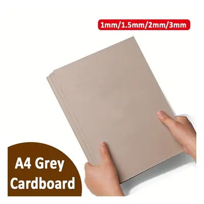 TEMU A4 5sheets 1mm 1.5mm 2mm 3mm Thicken Grey Hard Cardboard For Pattern Diy Handmade Painting 