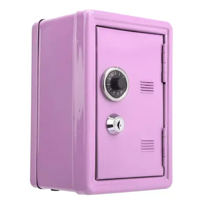 1pc Money Bank, Saving Bank, Metal Money Safe And Cash Lock Box, Small Coin Bank, With Coded Loc