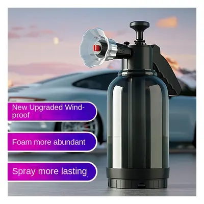 TEMU High-pressure Foam Spray Bottle For Car Wash - Plastic, Essential Auto Maintenance Tool