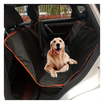 TEMU [ ] Heavy-duty Waterproof Dog Car Seat Cover - Portable, Easy-to-clean Rear Bench Protector