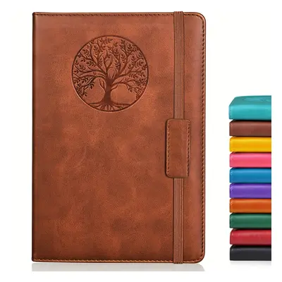 TEMU A5 Hardcover Leather Executive Notebook For Men And Women, Pages, Plain Ruled, Writing Jour