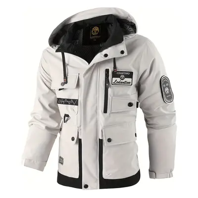 Windproof Hooded Jackets Multiple , And