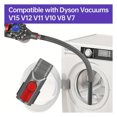 TEMU Dryer Vent Cleaner Kit Vacuum Hose Attachment For V15 V12 V11 V10 V8 V7 Vacuum Cleaners, Li