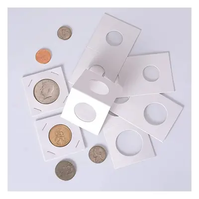 50pcs Square Cardboard Coin Holders: Assortment For Storage & Album Favours Christmas, , Thanksg