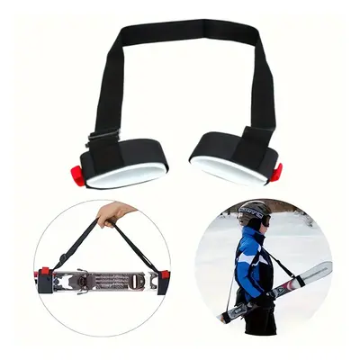 TEMU Adjustable Carrier Strap For Ski Wrap, Portable Lightweight Comfortable Outdoor Skiing Trav