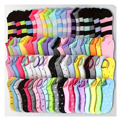 TEMU 10/20 Pairs Candy Colored Socks, & Breathable Ankle Socks, Women's Stockings & Hosiery