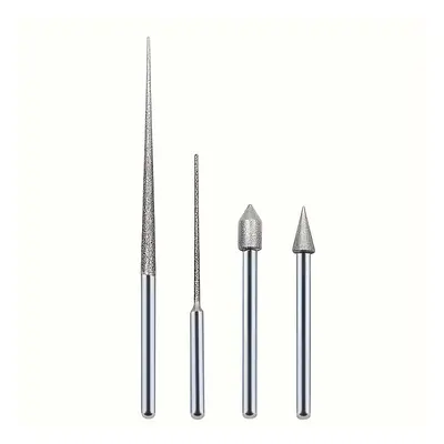 4pcs/set Diamond Reaming Needles, Sharp And Fast, Can Be Used To Drill Holes In Jade, Jewelry, B