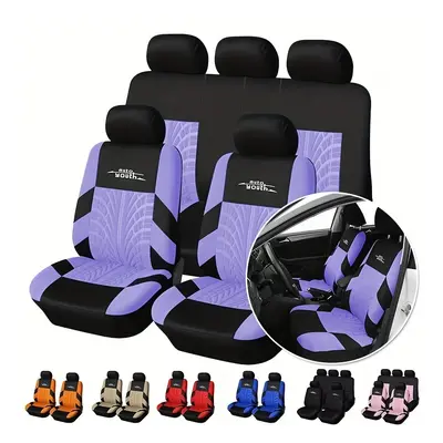 TEMU Embroidery Car Seat Covers Set For Whole Car Seats Universal Fit Most Cars Covers With Tire