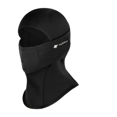 TEMU Wolfier Fleece Balaclava Ski Mask For - Windproof, Breathable Cover With , Ideal For Cold W