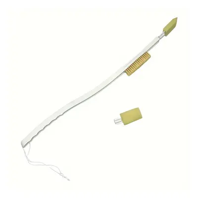 TEMU Long Reach Foot Brush With Brush Head And Sponge Toe Washer 65cm For Foot Wash-a Foot Wash 