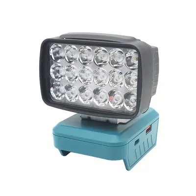 1pc Led For Makita, 18v Battery- , Applicable To , 15w 2000lm Usb & -c Charging And Low