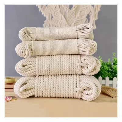 1 Roll Cotton Rope Macrame Rope, Used For Holiday Decoration, Handmade Gift Making, Gift Weaving